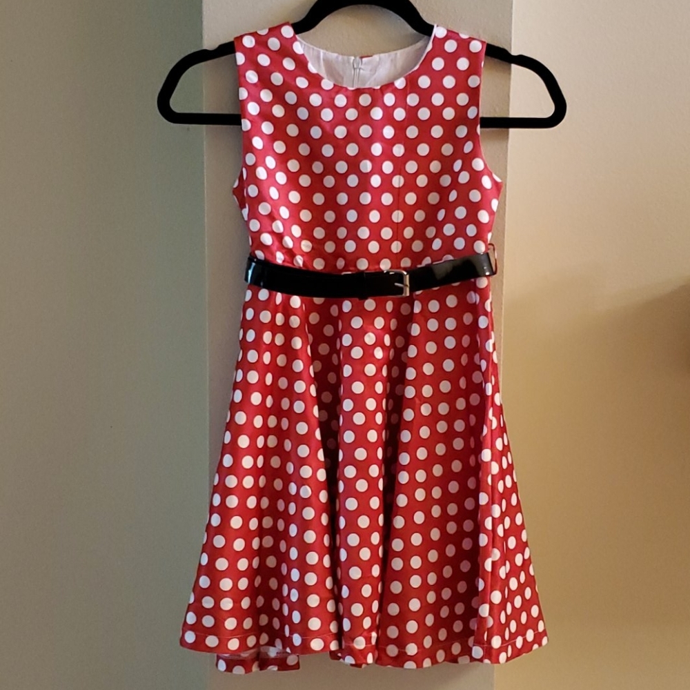 Girls Minnie mouse inspired dress